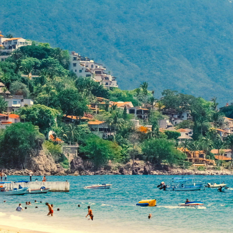 waters and land of Puerto Vallarta Mexico are a great place to visit at Spring Break