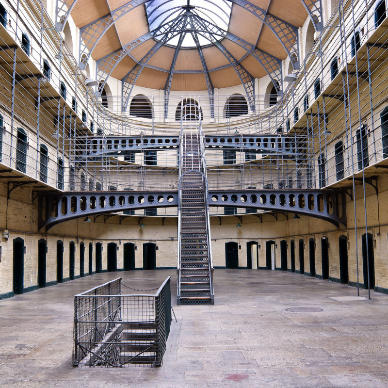 The interior of Ireland's Kilmainham Gaol