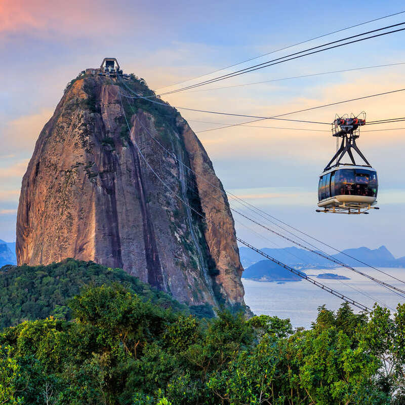 Sugarloaf Mountain Cable Car, Rio de Janeiro, South America, Brazil