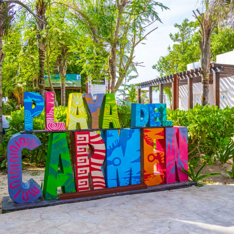 city playa del carmen, mexican caribbean, mexico