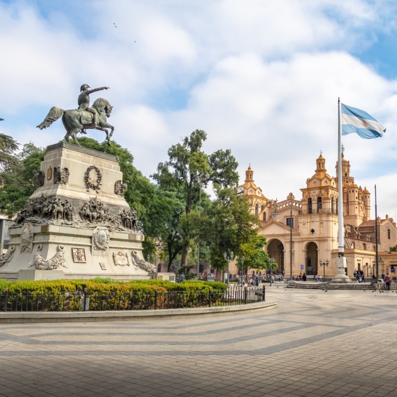 Main Square in Cordoba Argentina