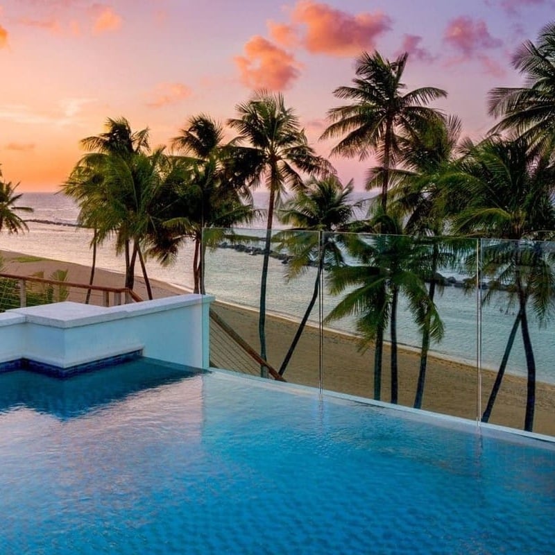 Hotel pool in Puerto Rico