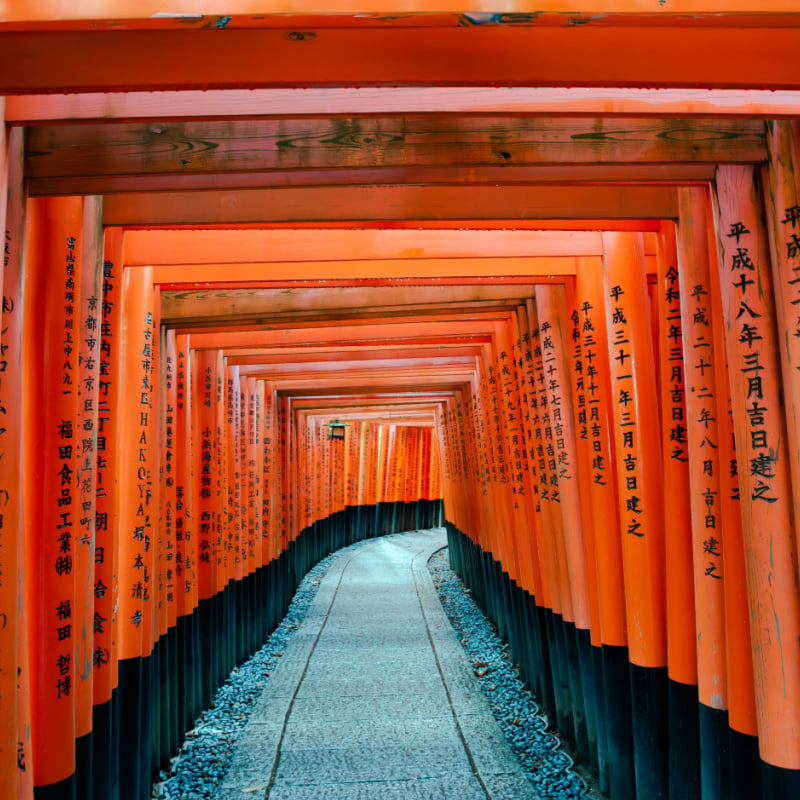 Fushimi Inari-taisha Gate(Fushimiinari-taisha) to heaven, Kyoto, Japan