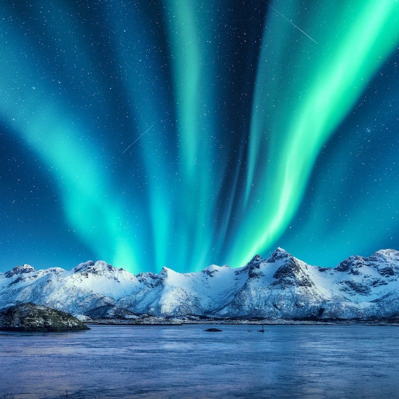 The Northern Lights In Norway, Unspecified Location