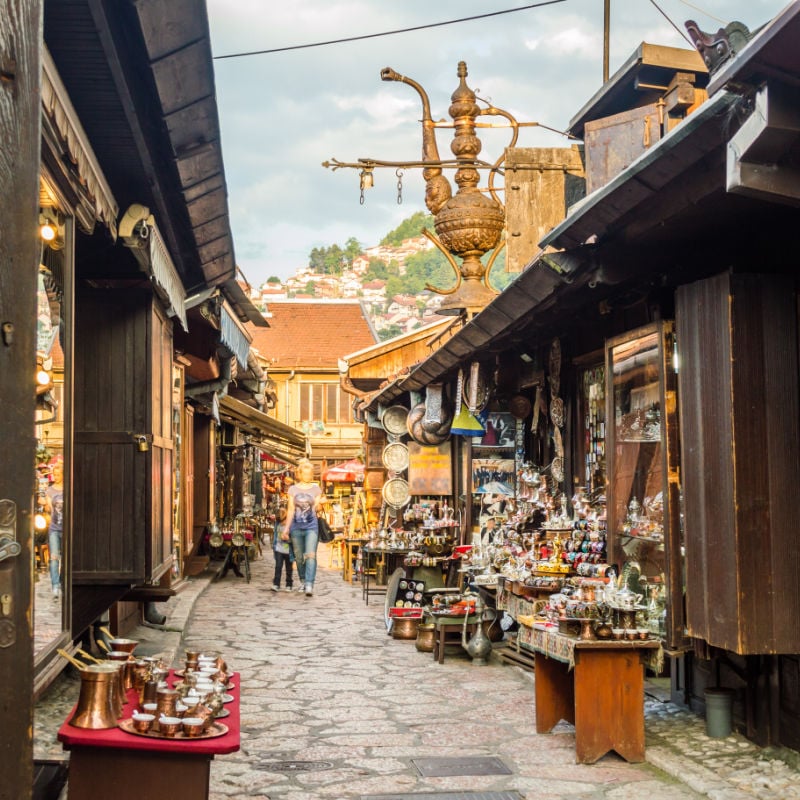 sarajevo old bazaar